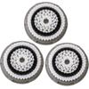 Facial Cleansing Brush Heads Replacement, Facial Cleansing Brush Head, Normal Facial Brush Heads, for Acne Prone, Clogged, Enlarged Pore Skins (3Pack/Grey) view 1