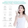 VOGOE Facial Cleansing Brush Rechargeable, Spin Face Wash Brush IPX7 Waterproof Electric Face Scrubber Exfoliator, 3 Speeds & 5 Brushes for Cleansing and Exfoliating, White view 2