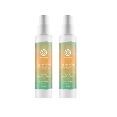 African Musk Scented Coconut Oil Dry Oil Mist 2 x 5 oz Bottles