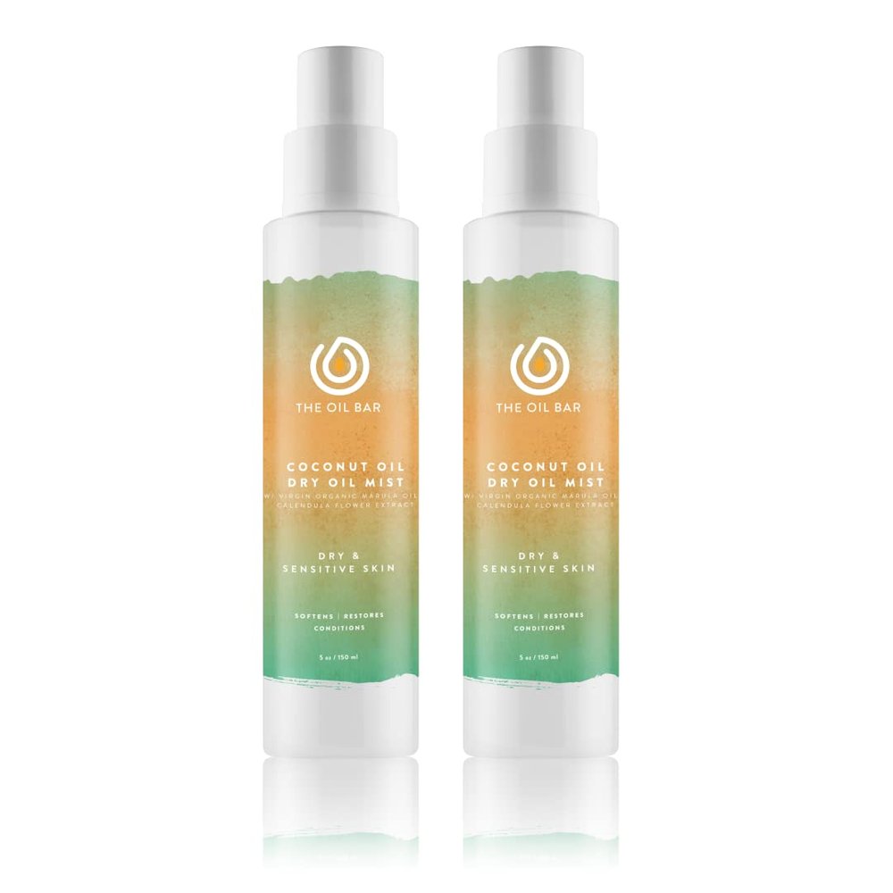 II Type M Scented Coconut Oil Dry Oil Mist 2 x 5 oz Bottles