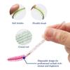 300Pcs Disposable Eyelash Mascara Brushes for Eye Lashes Extension Eyebrow and Makeup for Eye Lash Extension, Eyebrow and Makeup Crystal 6 Colors(Colorful) view 4
