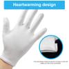 5Pairs (10Pcs) Moisturizing Gloves Overnight for Men and Women, Washable SPA White Cotton Gloves for Dry Hands Eczema Work Inspection Service Performance view 3