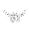 Beaupretty Handmade Rhinestone Hair Comb for Brides and Bridesmaids Elegant Wedding Headpiece Easy to Wear Hair Accessory for Special Occasions view 1