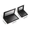 2 Packs Leopard Magnetic Makeup Palette Empty with Spatula and Metal Stickers, 18-pan and 9-pan Empty Eyeshadow Palette for Travel, DIY view 2