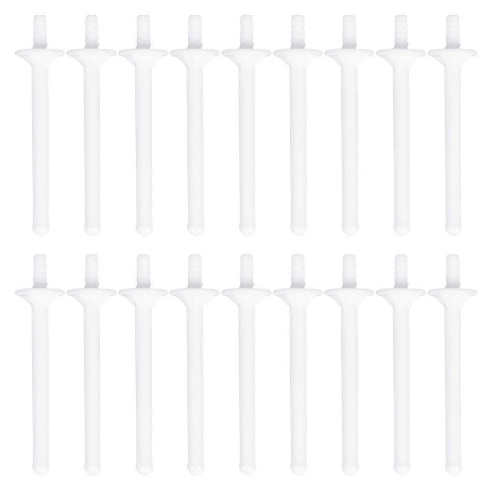 Healifty 50pcs Disposable Nasal Hair Wax Sticks Safe Smooth Surface Nostril Cleaning Applicators Lightweight and Easy to Carry for Painless Hair Removal