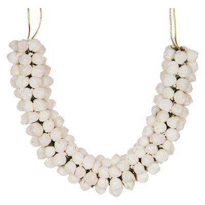 Way2like Hair Bun Gajra Flower Artificial Juda Accessories for Women in White Color Pack of 1