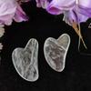 Shubhanjali Clear Quartz Gua Sha Tool,Jade Guasha Board,Gua Sha SPA Massage,Gua Sha face massage tool,Skin Care Healing Equipment,Gua Sha SPA Face,Gua Sha Scraping Massage Tool For Face (Pack of 2) view 1