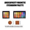 2 Packs Magnetic Makeup Palette Empty with Spatula and Metal Stickers, 18-pan and 9-pan Empty Eyeshadow Palette for Travel, DIY(Fish Scales) view 3