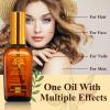 ARGANMIDAS Hair Oils, Moroccan Argan Oil for Hair and Face Skin Moisturizer, Leave Hair Soft & Shiny, Hair Treatment oil for Men Women Dry Damaged Frizzy Hair, 3.4 Fl Oz view 2