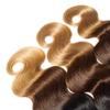 16-26 Inch Ombre Body Wavy Hair 3-Toned #1B/4/27. This Ombre Is A Triple-Threat! This Three-Toned Body Wave HairIs A Must Wear! (20" Ombre Body Wave) view 2