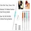 Xiboya textile Pack of 50 Catheter Piercing Needles Tattoo Piercings Tool (16G) view 4