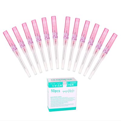 Xiboya textile Pack of 50 Catheter Piercing Needles Tattoo Piercings Tool (20G)