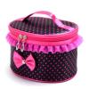 JBIVWW Women Bag Polyester Multifunction Make up Organizer Bag Women Cosmetic Bags Travel Handbag Bolso Female Portable Bags (Color : Coffee) view 1