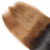 16-26 Inch Ombre Straight Hair #1B/30 Chocolate Brown. Ombre Makes It Fun To Be Double-Minded! This Two-Toned Silky Straight Hair Is A Must Wear! (24" Ombre Straight Hair) view 2