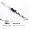 Beaupretty 1set Nail Art Dual-ended Brush Pen Nail Extension Mold Clips for Manicure Kit for Home Salon Use view 4
