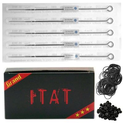 ITAT Ultra Premium Professional Long Bar Tattoo Needles #12 Round Liner 50 Pack (1211RL)