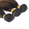 16-26 Inch Ombre Straight Hair 3-Toned #1B/4/27. Ombre A Triple Threat Indeed! This Three-Toned Straight Hair Is Perfection! (16" Ombre Straight) view 4