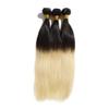 16-26 Inch Straight Ombre Hair #1B/613 Blonde. Ombre Makes It Fun To Be Double-Minded! This Two-Toned Silky Straight Blonde Hair Is HotAnd A Must Wear! (16" Ombre Straight) view 1