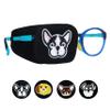 Astropic Cotton & Silk Eye Patches for Kids Right Eye & Left Eye Set (Bulldog) view 2