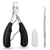 Toenail Clippers, Medical Grade Toe Nail Trimmer, Nail Clippers for Thick Nails or Ingrown Toenail Tool, Stainless Steel Sharp Pedicure Toe Nail Clippers Adult. (Black) view 1