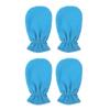 Beaupretty 2 Pairs Paraffin Wax Bath Mitts Paraffin Bath Gloves Elastic Opening Heated Hand Spa Mittens for Wax Warmer Paraffin Wax Machine Blue view 1