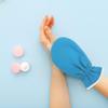 Beaupretty 2 Pairs Paraffin Wax Bath Mitts Paraffin Bath Gloves Elastic Opening Heated Hand Spa Mittens for Wax Warmer Paraffin Wax Machine Blue view 2