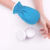 Beaupretty 2 Pairs Paraffin Wax Bath Mitts Paraffin Bath Gloves Elastic Opening Heated Hand Spa Mittens for Wax Warmer Paraffin Wax Machine Blue view 4