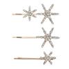 Beaupretty 1set Glitter Rhinestones Star Hairpin Decorative Barrettes for Women Elegant Hair Accessories for Weddings Parties and Special Occasions Charming and Versatile Hair Clips view 1