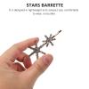 Beaupretty 1set Glitter Rhinestones Star Hairpin Decorative Barrettes for Women Elegant Hair Accessories for Weddings Parties and Special Occasions Charming and Versatile Hair Clips view 3