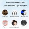 XSWL Portable Nano Steam Gun Hair Care Hydration Sprayer Hot Dyeing Care Blue Micro Mist Machine Spray Gun Hair Steamer Trigger view 3
