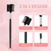4 PCS Eyebrow Brush and Comb,Makeup Eyelash Comb,Portable Spoolie Brushes for Eyelashes Extension view 2