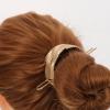 2Pcs Gold Hair Cuff Set - Vintage Bun Pins & Hair Sticks for Women & Girls view 2