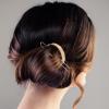 2Pcs Gold Hair Cuff Set - Vintage Bun Pins & Hair Sticks for Women & Girls view 3