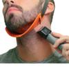 Quality Time Beard Neckline Shaper Guide; Hands-Free, Durable, Adjustable, Original Beard Template, Do-it-yourself Neck Haircut Tool, Beard Lineup Shaping Guard/Stencil, Made in USA, Patented. view 1