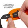 Quality Time Beard Neckline Shaper Guide; Hands-Free, Durable, Adjustable, Original Beard Template, Do-it-yourself Neck Haircut Tool, Beard Lineup Shaping Guard/Stencil, Made in USA, Patented. view 4