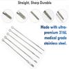 ITAT Ultra Premium Professional Long Bar Needles #12 Round Shader 50 Pack (1214RS) view 2