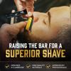 The Cambridge Cutthroat Cut Throat Razor Kit with Blades & Travel Pouch - Black & Gold Stainless Steel Professional Barber Shaver Men - Straight Edge Moustache & Beard Shaper view 4