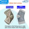 Chiroplax Vented Moisturizing Socks for Dry Cracked Heels Feet Treatment Gel Lined Spa to Repair Heal Soften Calluses Overnight, 2 Pairs (Black) view 2