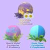 Aromatherapy Bath Bombs Set for Women & Men! Healing Essential Oil Bath Bombs Gift Box with 18 Large Natural Moisturizing Bath Bombs. Bulk Wrapped Bath Bombs Gift Set for Dry Skin view 3