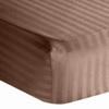100% Egyptian Cotton 1000 Thread-Count Happy Hand Massage (3-Piece) Massage Table Spa Sheet Set Fit up to 5-7" Inch Deep Table Fitted Color (Taupe Stripe) view 1