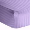 100% Egyptian Cotton 1000 Thread-Count Happy Hand Massage (3-Piece) Massage Table Spa Sheet Set Fit up to 5-7" Inch Deep Table Fitted Color (Lavender Stripe) view 1