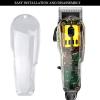 Baosity Detachable DIY Front Housing Transparent Cover Case for Wahl 8147 Cordless Electric Clipper - Clear view 4