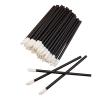 50Pcs Portable Disposable Lip Brush Lipstick Gloss Applicator Wands Stick Makeup Tool for Travelling Black view 1