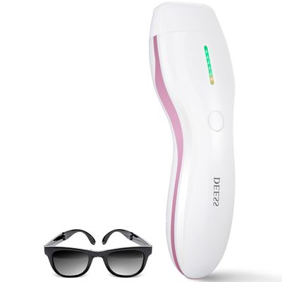 DEESS IPL Hair Removal Device, GP589 Unlimited Flashes Laser Hair Removal for Women & Men, Long-Lasting Result & Safe, at-Home Hair Remover System for Face, Bikini Line, Whole Body