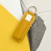 5pcs PU Leather Keychain Lipstick Holder Travel Bottle Keychain Holders Pouch Lip Balm view 2