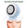Facial Cleansing Brush Head Replacement, Exfoliator Facial Brush Heads, for Acne Prone, Clogged, Enlarged Pore, Deep Pore Sensitive Skins (4 Pack/Green+Black) view 4