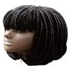 12 inch Short Braids Wigs for Black Women, African American Synthetic Crochet Box Braid Wigs with Bangs view 2