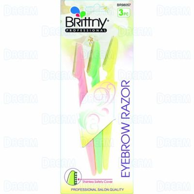 BRITTNY EYEBROW RAZOR TINKLE 3PC / PK (1)