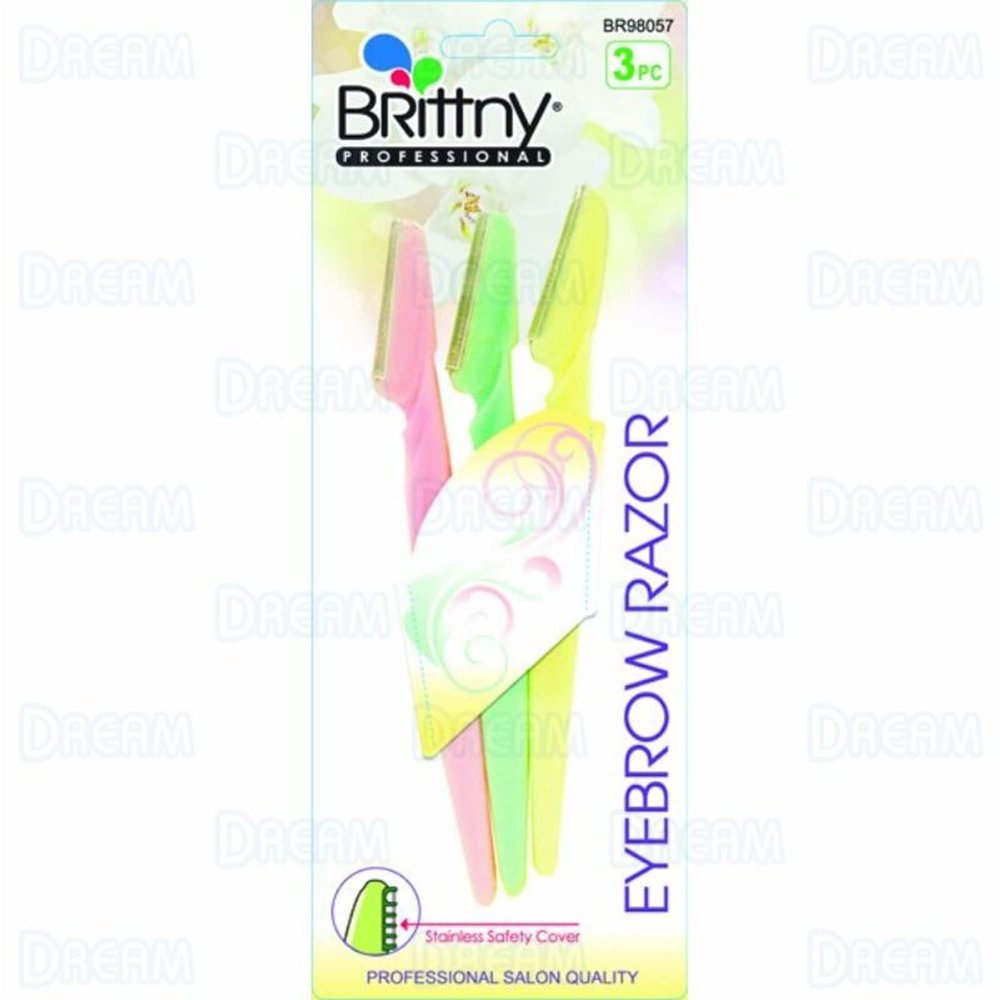 BRITTNY EYEBROW RAZOR TINKLE 3PC / PK (1)