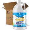 Antibacterial/Antimicrobial Finesilk White Pearlized Lotion Liquid Hand Soap: Bulk Case of Four Gallon (512 oz) Refill Jugs. PH Balanced Ultra-Strength. Made In USA view 1